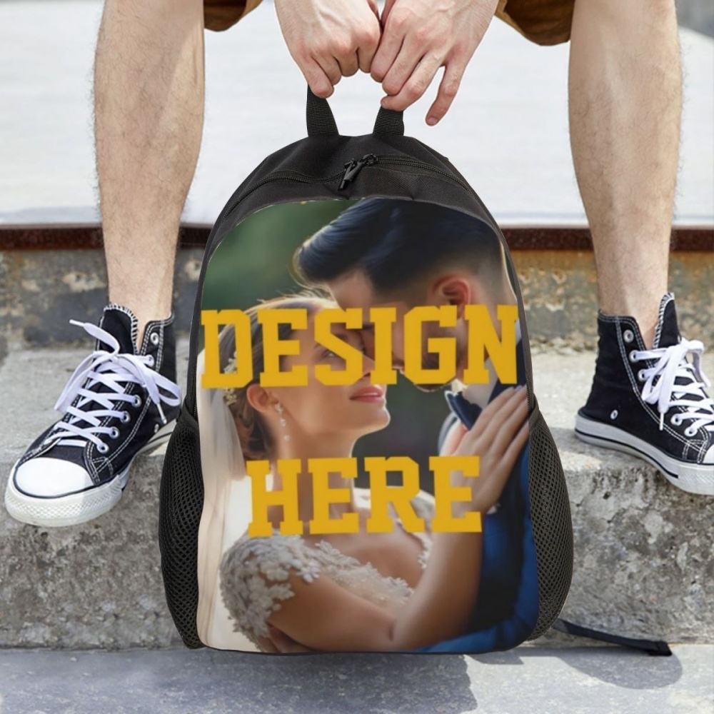Custom Photo Book - Kişiselleştirilmiş Özel Fotoğraf Baskılı Sırt Çantası