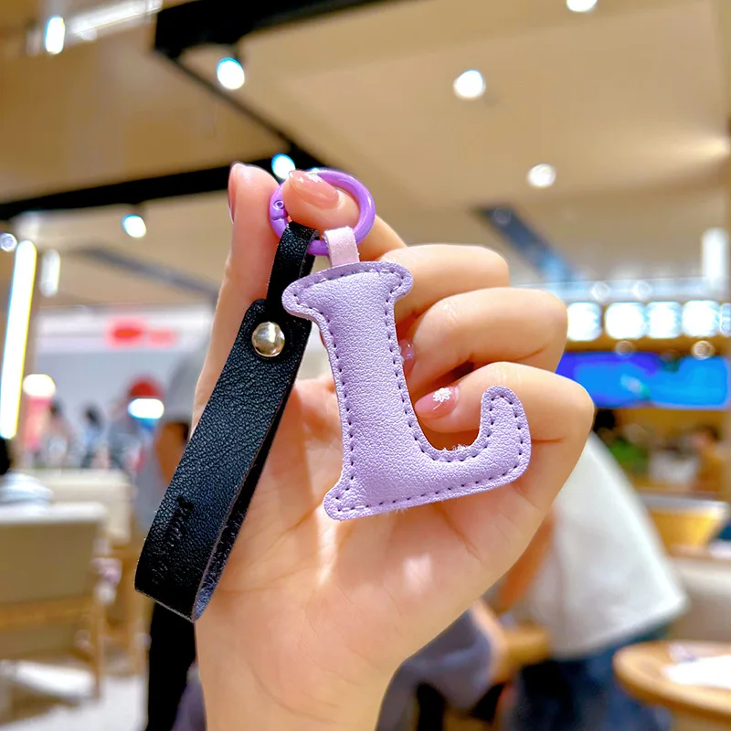 A Z için PU deri İlk mektup an - Monogram Keychain Leather incelemesi ve fiyatı