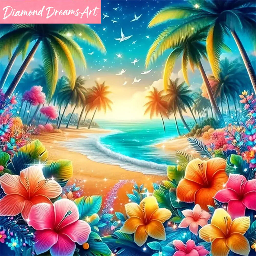 Elmas Boyama sahil manzarası D - Photo Mosaic Print incelemesi ve fiyatı