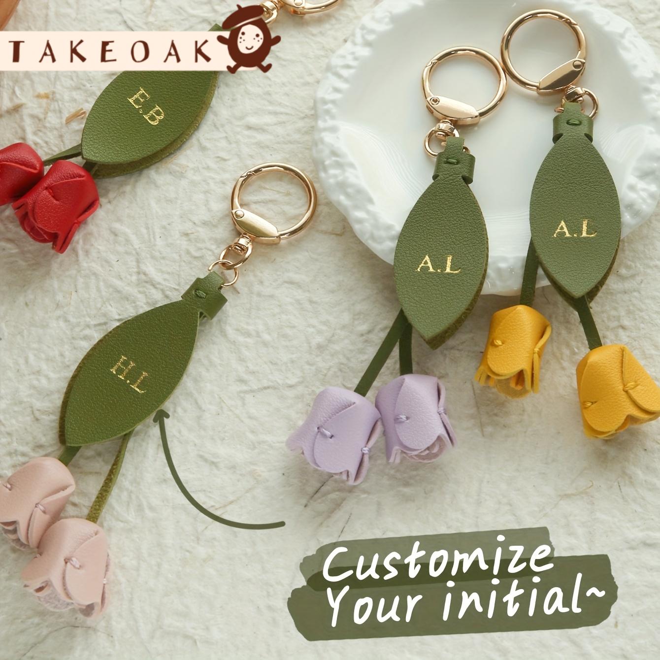 Kişiye Özel Baş Harfli Deri La - Monogram Keychain Leather incelemesi ve fiyatı